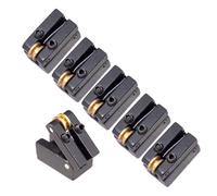 3 Headless Electric Guitar Tremolo with Roller Saddles Alloy Construction Minimizes Friction, Stable Tuning & Effortless Setup Headless Electric Guitar Tremolo Systems