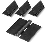 3" Heavy Duty Weldable Hinges 12 Ga Welding Long Lasting Steel Butt Hinge Corrosion and Rust Resistant Metal Weld on Hinges for Trailer Door Heavy Gates (4 Pcs)