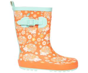 (3, Hedgehog Print) Trespass Kids Welly Boot Wellies Puddle