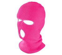 3 Hole Balaclava Double Knitted Ski Face Mask for Men Full Face Cover Women