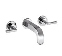 3 Hole Basin Tap Citterio 3 hole basin to lever handles long spout without plate Axor