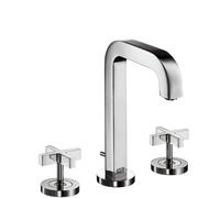 3 Hole Basin Tap Citterio basin tap 3 holes 140mm footed braces handles without plate Axor