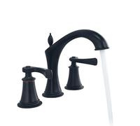 3 Hole Bathroom Taps Vintage Double Handle Three Hole Mixer Tap Bathroom Sink Brass,Plating LWX
