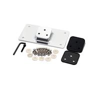 3-Hole Chrome Laydown License Plate Mounting Bracket For Harley Softail Dyna XL 1973-Up