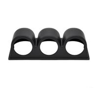 3 Hole Gauge Pod 52mm Triple Gauge Cup for Vehicle Dashboard Panel - for durable Black ABS Construction
