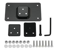 3-Hole Laydown License Plate Mount Bracket for Harley Big Twins Softail Dyna Sportster XL 1973-Up
