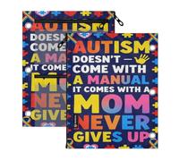 3 hole pencil pouching for binder 2 pcs Autism A Mom Never Gives Up