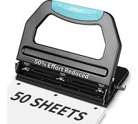 3 Hole Punch Heavy Duty, 50 Sheets
