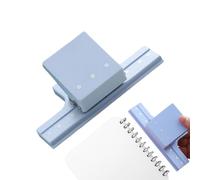 3 Hole Punch - Manual Presser, 1 Piece Desktop Perforator For Document Filing, Triple Circle Piercer With Alignment Guide, Officeware, Sheet Tool For Notepads, Planners And Workbook Organizers
