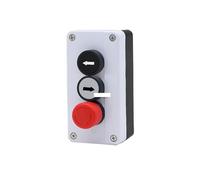 3-hole Push Button Switch Control Box Waterproof Button Arrow symbol Case Emergency Stop Reset Point Box NO/NC IDGTTLDF(XS)