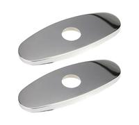 3 Hole Sink Deck Plate for Single Faucet Untarnished Rustproof Contemporary Bathroom Improve Single Hole Faucet Deck Plate