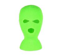 3 Hole Ski Mask Neon Lime Green