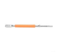 3-Hole Wire Twister & Bender Tool for Fence Installation, Steel Construction with Ergonomic Orange Silicone Handle, Fits 0.11in/0.137in/0.236in Wire