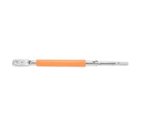 3 Hole Wire Twisting Bender Multifunctional Handheld Twisting Tool for Fixing Fence Wire Orange Silicone Handle Rustproof Steel Durable 9.06 Inch Professional Electric Fence