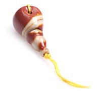 3 Holes 19X29mm Natural Mookaite Jasper Stone Gemstone Teardrop Drop Buddha Head Buddhist Tibetan Guru Beads for Mala Prayer Rosary Bracelet Making