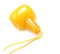 3 Holes 20X30mm Natural Yellow Jade Stone Gemstone Barrel Column Buddha Head Buddhist Tibetan Guru Beads for Mala Prayer Rosary Bracelet Making