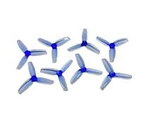 3 Holes 6 Colors 2540 2.5x4.0 FPV PC Propeller Prop CW CCW Shaft Through The Machine More Special Motor 1105(Clear Blue)