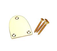 3 Holes Metal Guitar Neck Joint Plates Replacement Electric Guitar Neck Plate With Screws Guitar Hardware Parts