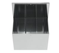 3 Horse Feed Bin Lockable Animal Food Storage Galvanised Metal Seed Grain Box Case