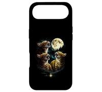 3 Howling Autumn Cat At Moon Vintage Funny 80s-90s Graphic Case for iPhone Air