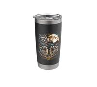 3 Howling Raccoons Three Head Under Full Moon Men Women Stainless Steel Insulated Tumbler
