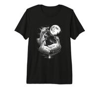 3 Howling Silly Goose Moon Aurora Vintage Funny 80s-90s Premium T-Shirt