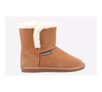 Hush Puppies Womens Ashleigh Slipper, Tan, 3 UK