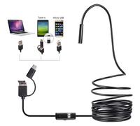 3 In 1 7mm Endoscope Inspection Camera For Android Type C Usb Interface, Tube Sink Drain Pipe Camera
