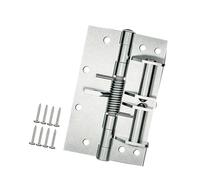 3 in 1 Adjustable Auto Closing Spring Hinge Strong Stainless Steel with Quiet Mechanism Easy to Use for Cabinet Door Adjustable Spring Joint