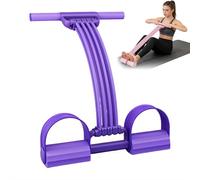 3 in 1 Adjustable Pedal Resistance Band, 8-Tube Multifunction Tension Rope, Natural Latex sit-up Trainer Resistance Band Suitable for Fat Loss and Full-Body Shaping Workout