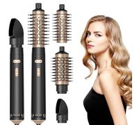 3 in 1 Air Styler Hair Dryer Brush, Rotating Hair Dryer Brush with 3 Hot Hair Magic Styler Blow Dry Brush Set Round Brush for Hair Volumizing Drying Straightening Curling