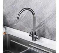 3-in-1 All-Copper Rotatable Hot and Cold Kitchen Dual-Control Pure Faucet