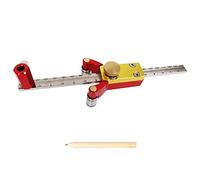 3-in-1 Aluminum Alloy Multi-Function Scriber Tool for Woodworking/Metalworking/DIY Projects - Precision Line, Arcs & Height Measurement with Metric/Inch Dual Scale