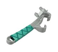 3 in 1 Aluminum Lid Wrench Tool Designed for 5 Gallon Plastic and 10 55 Gallon For Steel Drum Lids, Double Head for Multiple Sizes, Suitable for Diesel, Fuel, and Paint Cans (A)
