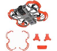3 in 1 Anti-Collision Protection Accessories Kit for DJI Avata 360, Propeller Guard Protector + Gimbal Extension Base + Landing Gear for DJI Avata 360 Drone Accessories (Orange)