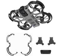3 in 1 Anti-Collision Protection Accessories Kit for DJI Avata 360, Propeller Guard Protector + Gimbal Extension Base + Landing Gear for DJI Avata 360 Drone Accessories (Black)