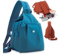 3 In 1 Anti-Theft Mini Oxford Backpack，Waterproof 2-Way Travel Tote Commuter Bag, Backpack Convertible Bag For Women Man(Blue)