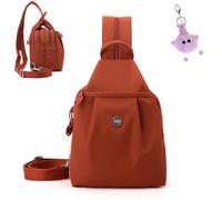 3 in 1 Anti-Theft Travel Tote Bag, 2026 New Waterproof 2-Way Commuter Bag, Convertible Backpack Purse for Women, Multi-compartment Work & Fitness Backpack (Orange)