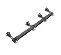 3 in 1 Arm Adjustable Monopod Bracket Thumb Screw Mount for 9 7 6 5 4 Sport Camera Accessories Long and Short Same Direction Straight Joints Mount with Long Screws