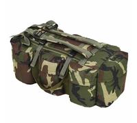 3-in-1 Army-Style Duffel Bag 90 L Travel Holdall Backpack Multi Colours vidaXL