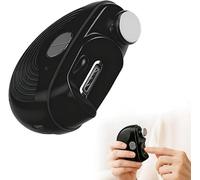 3 in 1 Automatic Electric Nail Clipper for Seniors, 2026 Smart Nail Clippers with Polishing, Upgraded Electric Fingernails Toenails Trimmer with Light and Nail Scraps Storage (Black)