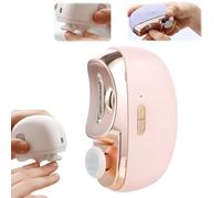 3 in 1 Automatic Electric Nail Clipper with Polishing, 2026 New Electric Nail Clipper, Nail Clipper with 2 Adjustable Speeds, Nail Trimmer for Seniors, Kids, Adults (Pink)