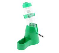 3 IN 1 Automatic Pet Feeder Hamster Bowls Water Bottles Dispenser Bowl green