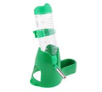 3 IN 1 Automatic Pet Feeder Hamster Bowls Water Bottles Dispenser Bowl green