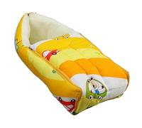 3 in 1 Baby Bed,Sleeping Bag&Carry Nest,Cotton Baby Bedding for New Born&Infant,Portable Bassinet,Unisex Baby Sleeping Bed,0M+ (Cars Print,Multicolour)
