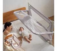3 In 1 Baby Crib,Bed Bassinet For Baby For Co Sleeper,Next To Me Crib,Baby Bassinet Bedside,Portable Baby Crib,Breathable And Visible Mesh Window,Soft Washable Liner Cover,Easy To Assemble,47*19.7In (
