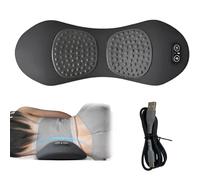 3 in 1 Back Massage, Core Relief at-Home Back Therapy Massager with Traction, Vibration & Heat, Relieve Tension, Restore Mobility (Dark Grey)