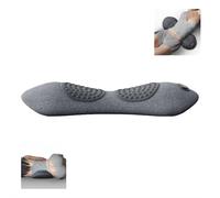 3 in 1 Back Massager, 2025 New Back Therapy Massage Tool with Warming, Gentle Pulling & Traction Lifting & Vibration Functions, Gifts for Parents Against Pain for Neck, Shoulder, Backs (Light Gray)