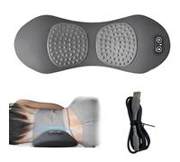 3 in 1 Back Massager, 3-in-1 Back Therapy Massager with Traction, Vibration & Heat, Spinal Care for Neck/Shoulders/Lower Back, Whisper-Quiet Operation, Relieve Tension, Restore Mobility (Gray)