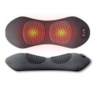 3 in 1 Back Massager Smooth Spine Triple Fusion for Sciatica - Electric Traction Lifting Heat Compress All Round Support Black